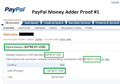 Paypal money hack